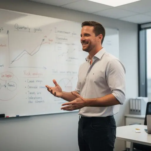 Papírok és kalkulátor egy asztalon, amelyen személyes pénzügyi terv részletei és jegyzetek láthatók, professzionális megközelítéssel.